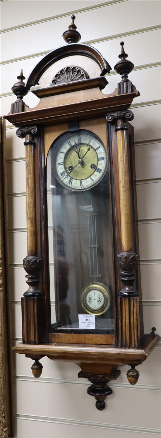 A Vienna style wall clock